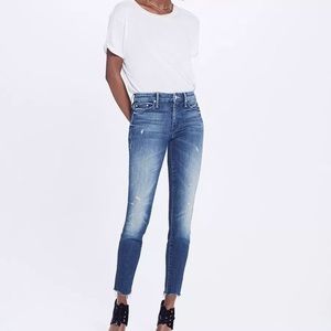 Mother button fly ankle chew in breaking the law